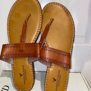 American eagle tan sandals